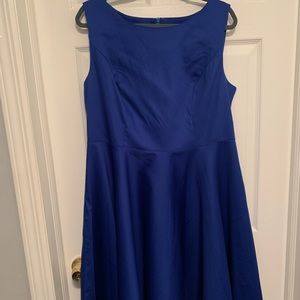 Blue A Line dress